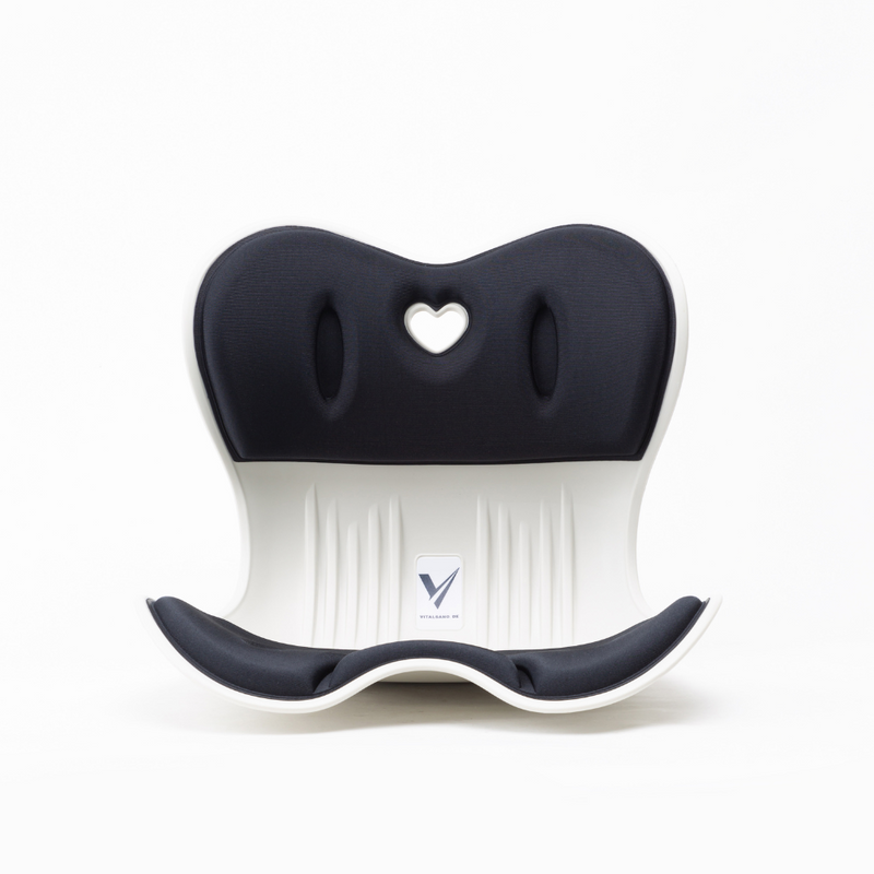 Schlankes Design für maximale Unterstützung | Die Form stützt gezielt den unteren Rücken und fördert aktives, aufrechtes Sitzen